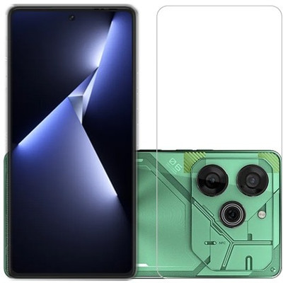 ojucase Tempered Glass Guard for TECNO POP 9 5G, TECNO POP 9, tecno pop 9 5g, tecno pop 9(Pack of 1)