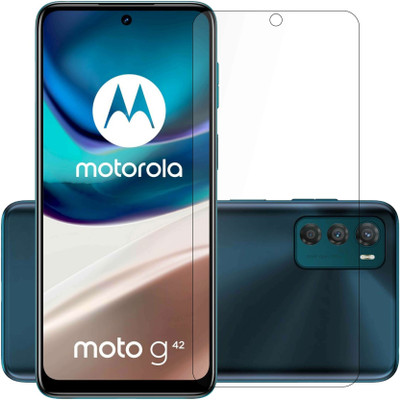 ASMANTIC Tempered Glass Guard for Motorola G42(Pack of 1)