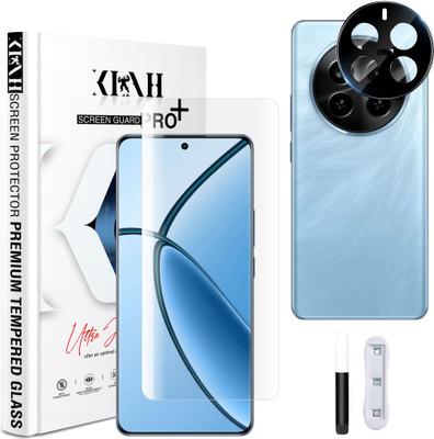 KLAH Tempered Glass Guard for Realme P1 Pro 5G, With Camera Lens Protector(Pack of 1)