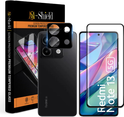 MS-Shield Tempered Glass Guard for Redmi Note 13 5G, With Camera Lens Protector(Pack of 1)