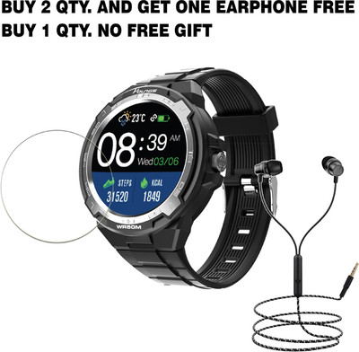 ARBAN Tempered Glass Guard for YS11 Smartwatch BUY 2 QTY AND GET ONE EARPHONE FREE(Pack of 1)