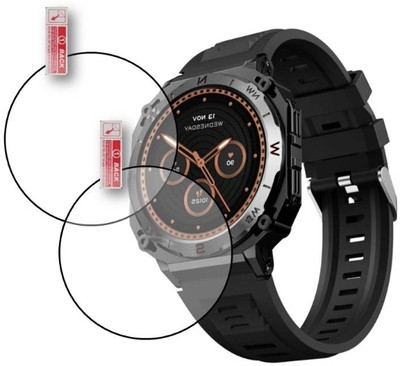 KHWABEEDA Tempered Glass Guard for BOAT ENIGMA X500 W/ 1.43 SMART WATCH (PACK OF 2)(Pack of 2)
