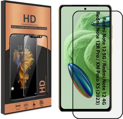 KANSOL Tempered Glass Guard for Redmi Note 12 5G / Redmi Note 12 4G / Redmi Note 12R Pro / XM Poco X5 (2023), Anti Static Dust Proof Edge to Edge Protection, Easy Installation Kit Included(Pack of 1) KANSOL Tempered Glass Guard for Redmi Note 12 5G / Redmi Note 12 4G / Redmi Note 12R Pro / XM Poco X5 (2023), Anti Static Dust Proof Edge to Edge Protection, Easy Installation Kit Included(Pack of 1)