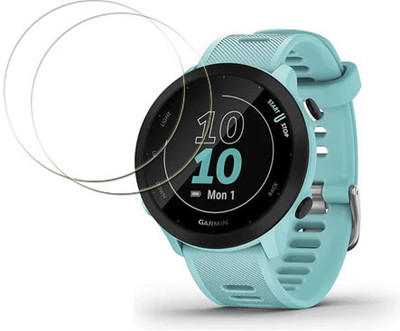 MUTAALI Tempered Glass Guard for Garmin Forerunner 55 smartwatch(Pack of 2)