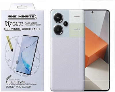 GORILLA FIVE FLEXII Tempered Glass Guard for Xiaomi Redmi Note 13 Pro Plus with Edge to Edge Full Coverage UV and Easy Installation Kit(Pack of 1)