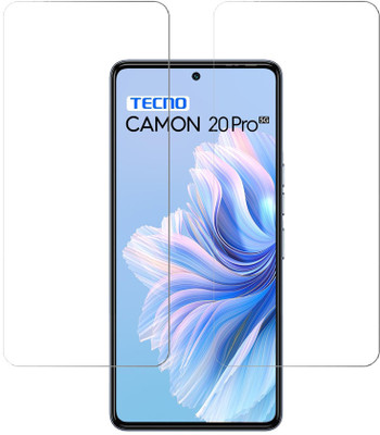 KARTRAY Tempered Glass Guard for Tecno Camon 20 Pro 5G(Pack of 2)
