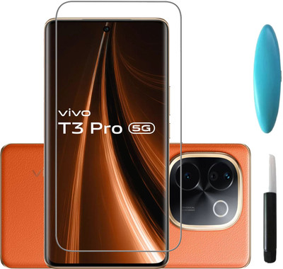 Hyper Tempered Glass Guard for Vivo T3 Pro 5G, vivo T3 Pro 5G(Pack of 1)