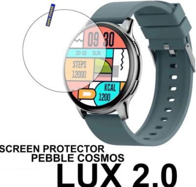 KHWABEEDA Tempered Glass Guard for Pebble cosmos lux 2.0 smart watch tempered glass(Pack of 1)