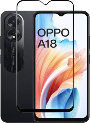BRENZZ Tempered Glass Guard for OPPO A18, oppo a18(Pack of 1)