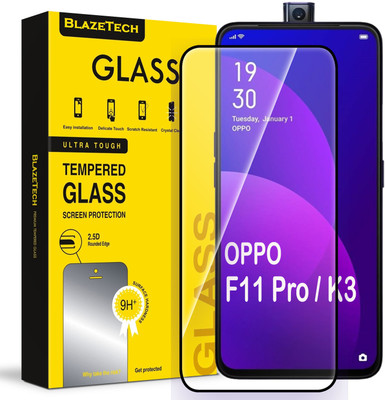 BlazeTech Tempered Glass Guard for OPPO K3(Pack of 1)