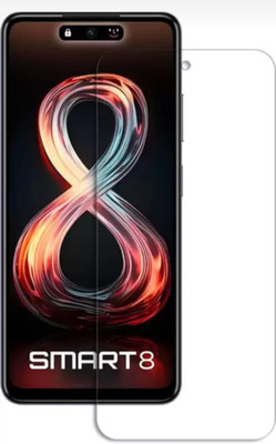 DB Tempered Glass Guard for INFINIX SMART 8 PRO FRONT TEMPERED GLASS(Pack of 1)