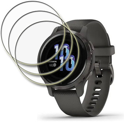 MUTAALI Tempered Glass Guard for Garmin Venu 2S smart watch(Pack of 3)