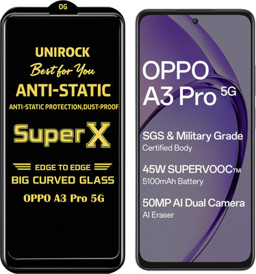 Unirock Tempered Glass Guard for OPPO A3 Pro 5G(Pack of 1)