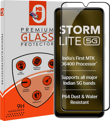Maxboost Tempered Glass Guard for Lava Storm Lite 5G / Lava Storm Play 5G Premium Screen Protector Guard with Easy Installation Kit(Pack of 1)