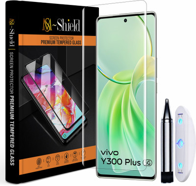 MS-Shield Tempered Glass Guard for vivo Y300 Plus 5G, Borderless UV Glass Protection(Pack of 1)
