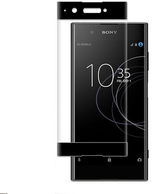 FITSMART Edge To Edge Tempered Glass for Sony Xperia XA1 Plus Dual(Pack of 1)