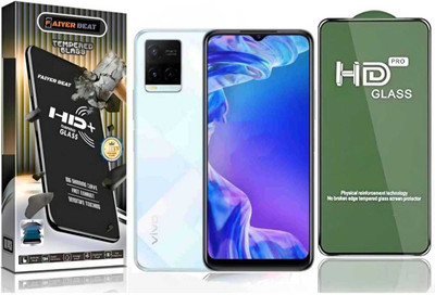 FAIYER BEAT Tempered Glass Guard for Premium high definition Tempered Glass For vivo T1X (high definition finish,Pack Of 1) Advanced gaming high definition Full Screen Coverage Screen Protector for vivo T1X(Pack of 1)