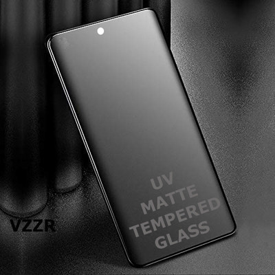 VZZR Edge To Edge Tempered Glass for OnePlus 12R, OnePlus 12R 5G - Advanced Borderless UV Matte Tempered Glass, Best for Gaming(Pack of 1)