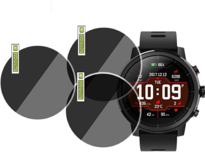 DB Tempered Glass Guard for HUAWEI AMAZFIT STRATOS (R) SMART WATCH TEMPERED GLASS( PACK OF 3)(Pack of 3)