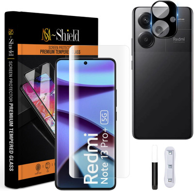 MS-Shield Tempered Glass Guard for Redmi Note 13 Pro+ 5G, With Camera Lens Protector(Pack of 1)