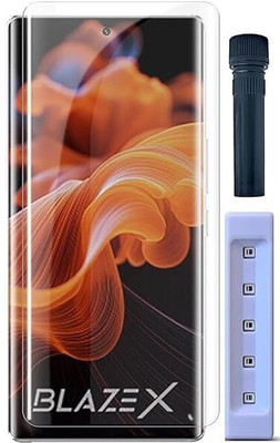 WallCraft Tempered Glass Guard for Lava Blaze X 5G(Pack of 1)