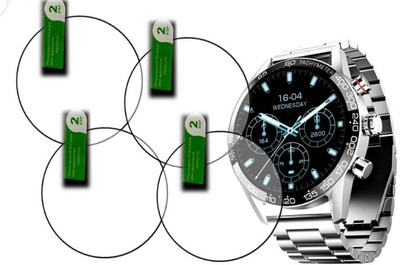 DB Tempered Glass Guard for BOAT ENIGMA Z40 1.32 SMART WATCH TEMPERED GLASS (PACK Of 4 )(Pack of 4)
