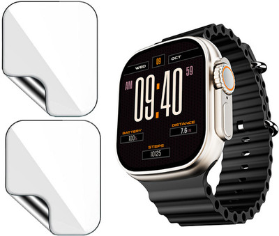 MUTAALI Tempered Glass Guard for Boat Wave Genesis Smartwatch(Pack of 2)