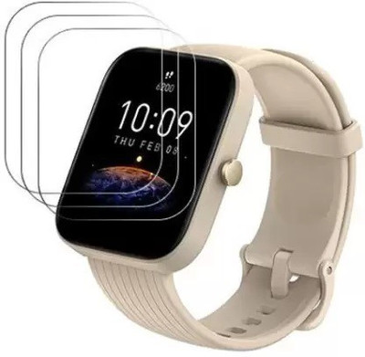 MUTAALI Tempered Glass Guard for Amazfit Bip 3 Pro(Pack of 3)