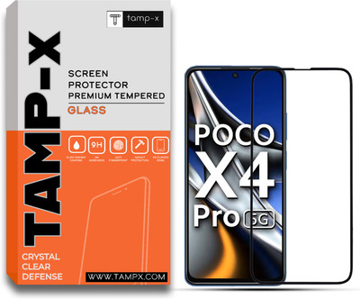 TAMP-X Tempered Glass Guard for Poco X4 Pro 5G(Pack of 1)
