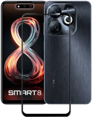 BRENZZ Tempered Glass Guard for INFINIX Smart 8, Infinix Smart 8(Pack of 1)