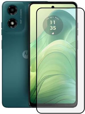 VISHRN CASES Edge To Edge Tempered Glass for Motorola Moto G04s, MOTOROLA Moto G04, MOTOROLA Moto G24 / G24 Power(Pack of 1)