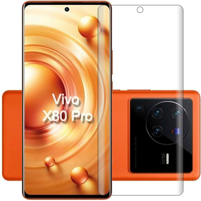 Maxboost Tempered Glass Guard for Vivo X80 Pro Advanced UV Screen Guard with Installation Kit(Pack of 2)