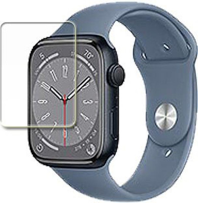 MUTAALI Tempered Glass Guard for Apple Watch Series 8 Aluminum(Pack of 1)