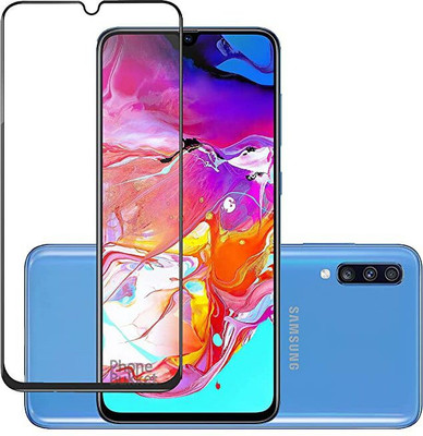 Gorilaa Tempered Glass Guard for Samsung Galaxy A70 Tempered Glass Guard Protector 11D for Samsung Galaxy A70 Edge to Edge Full Screen Coverage, Pack of 1(Pack of 1)