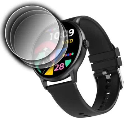 KHWABEEDA Tempered Glass Guard for Fire- Boltt Ninja talk smart watch (pack of 3)(Pack of 3)