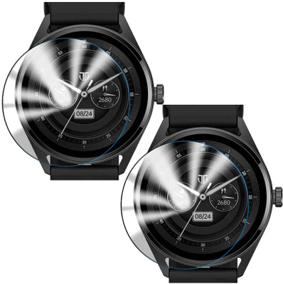 MUTAALI Tempered Glass Guard for Titan Crest smart watch screen protector(Pack of 2)