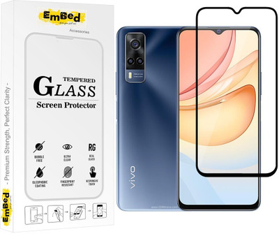 EmBed Tempered Glass Guard for vivo Y53s 4G(Pack of 1)