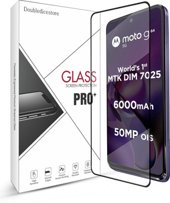 Doubledicestore Tempered Glass Guard for Motorola G64 5G, Moto G64 5G(Pack of 1)