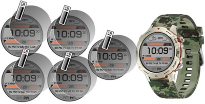 DOWRVIN Tempered Glass Guard for FIRE - BOLTT GRENADE 1.39 SMART WATCH(PACK OF 2)(Pack of 5)