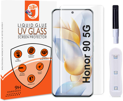 Maxboost Tempered Glass Guard for Honor 90 5G Premium UV Glue Screen Protector Guard(Pack of 1)