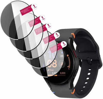 AHWAVEEDA Impossible Screen Guard for SAMSUNG GALAXY WATCH FE WATCH SCREEN GUARD(Pack of 5)