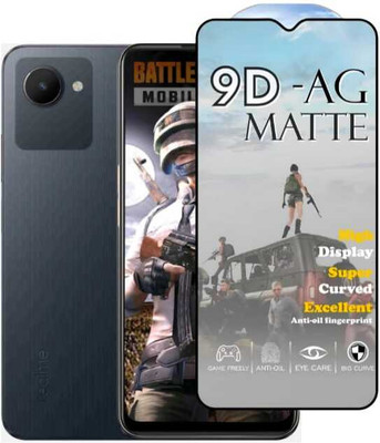 FAIYER BEAT Tempered Glass Guard for Premium matte Tempered Glass For realme C30s(matte finish,Pack Of 1) Advanced gaming matte Full Screen Coverage Screen Protector for realme C30s(Pack of 1)