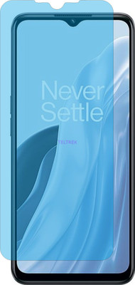 TELTREK Tempered Glass Guard for ONE PLUS NORD N300 (UV AntiBlue Light Protection)(Pack of 1)