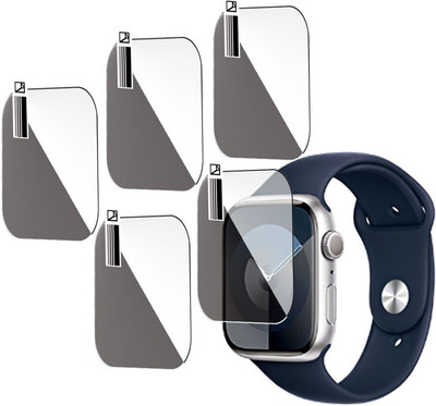 daffin Tempered Glass Guard for Apple Watch Series 9(Pack of 5)