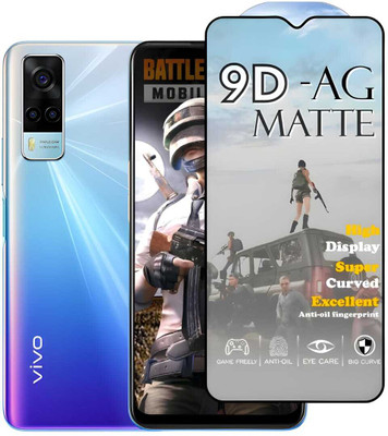 FAIYER BEAT Tempered Glass Guard for Premium matte Tempered Glass For vivo Y53s 4g(matte finish,Pack Of 1) Advanced gaming matte Full Screen Coverage Screen Protector for vivo Y53s 4g(Pack of 1)