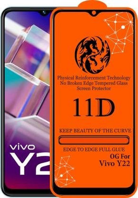 Corning Gorilla Tempered Glass Guard for Vivo Y22(Pack of 1)