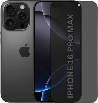 The Cozy Tempered Glass Guard for iphone 16 pro max, i phone 16 pro max, apple iphone 16 pro max, i phone 16pro max, Privacy Tempered Glass(Pack of 1)