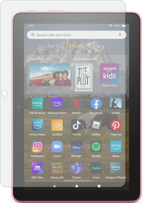 Mobling Tempered Glass Guard for Amazon Fire Hd 8 2022(Pack of 1)