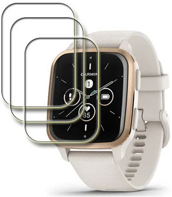 MUTAALI Tempered Glass Guard for Garmin Venu Sq 2 Music Edition smart watch(Pack of 3)