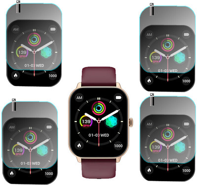 HIDEOUS Tempered Glass Guard for Noise ColorFit Qube 2(Pack of 4)